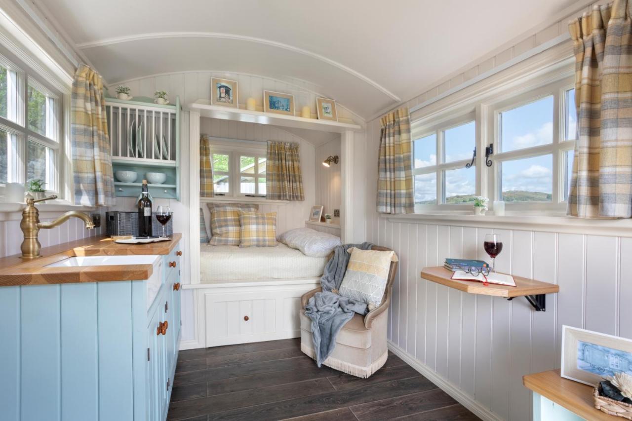 The Heron Shepherds Hut At Lyth Valley Brigsteer Bagian luar foto
